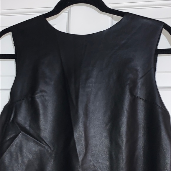Mini Leather Dress - Picture 2 of 3